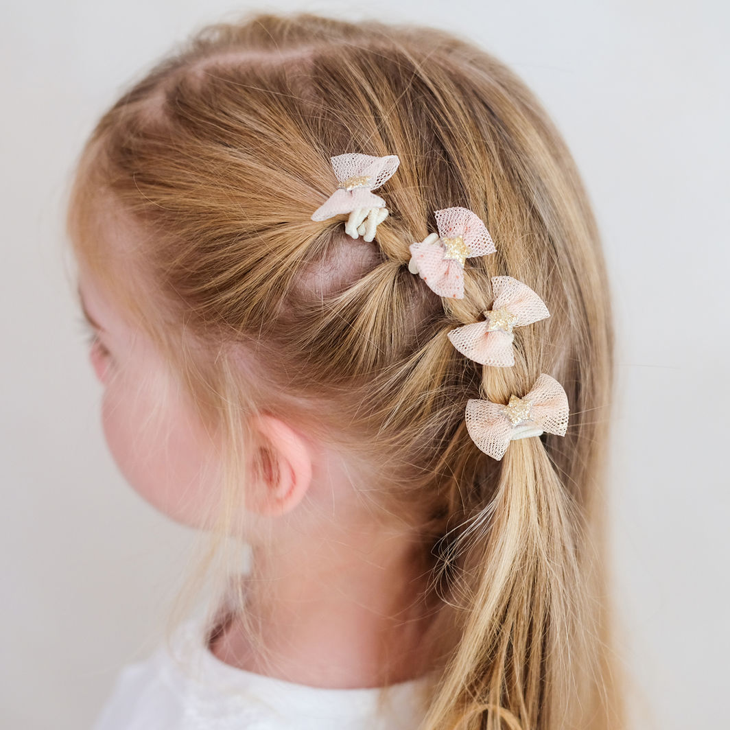 Mimi &amp; Lula 8 Hårelastikker - Mini Tutu Bow