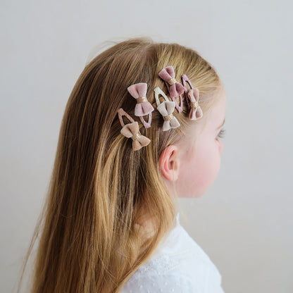Mimi &amp; Lula 5 Hårspænder - Mini Velvet Tinkerbell