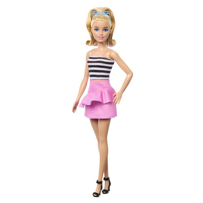 Barbie Fashionistas Doll, Blonde Hair with Pink Skirt