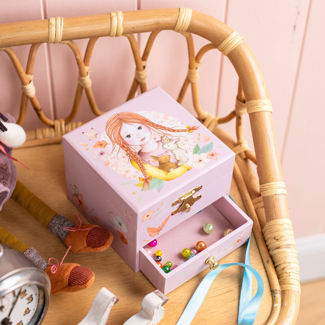 Moulin Roty - Jewelry Box with Music - Les Rosalies
