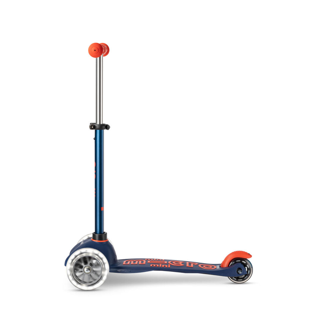 Micro Scooter, Mini Deluxe LED - Navy Blue
