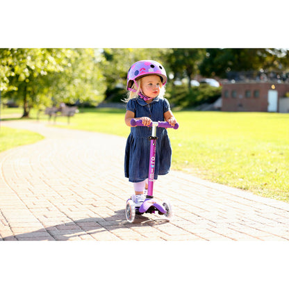 Micro Scooter, Mini Deluxe LED - Purple