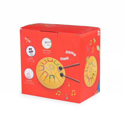 Moulin Roty Tongue Drum, Small Yellow - Les Popipop