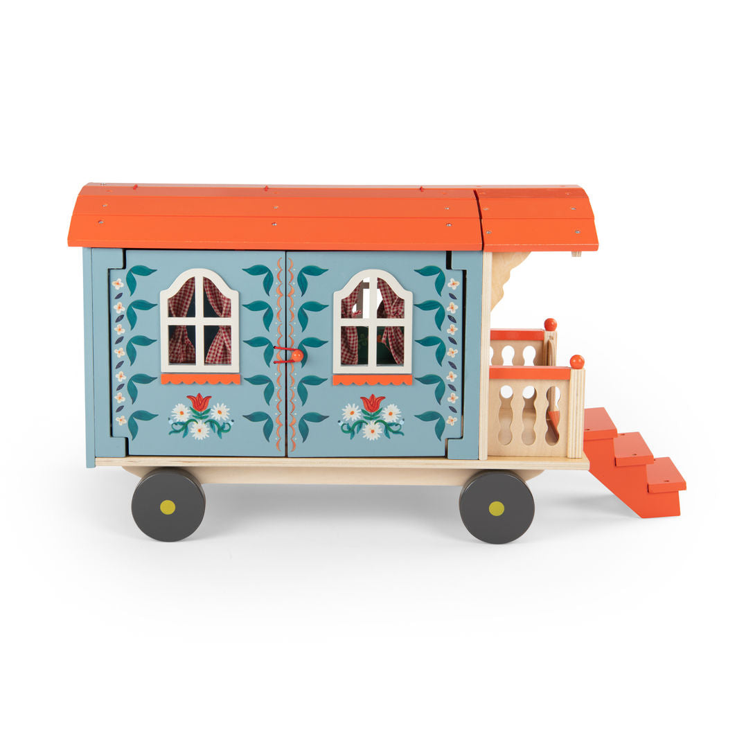 Moulin Roty Caravan with Furniture, Les Minouchkas