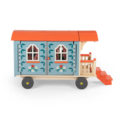 Moulin Roty Caravan with Furniture, Les Minouchkas