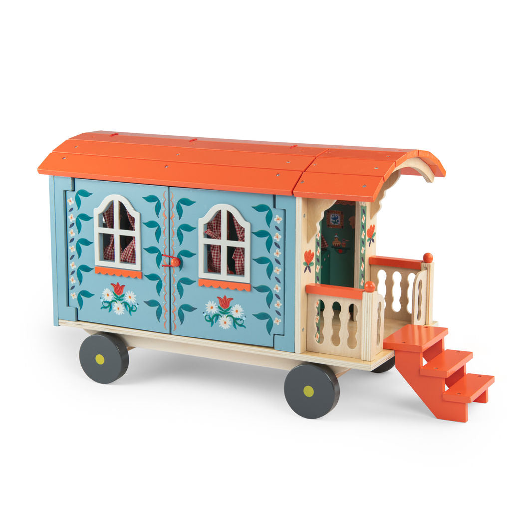 Moulin Roty Caravan with Furniture, Les Minouchkas
