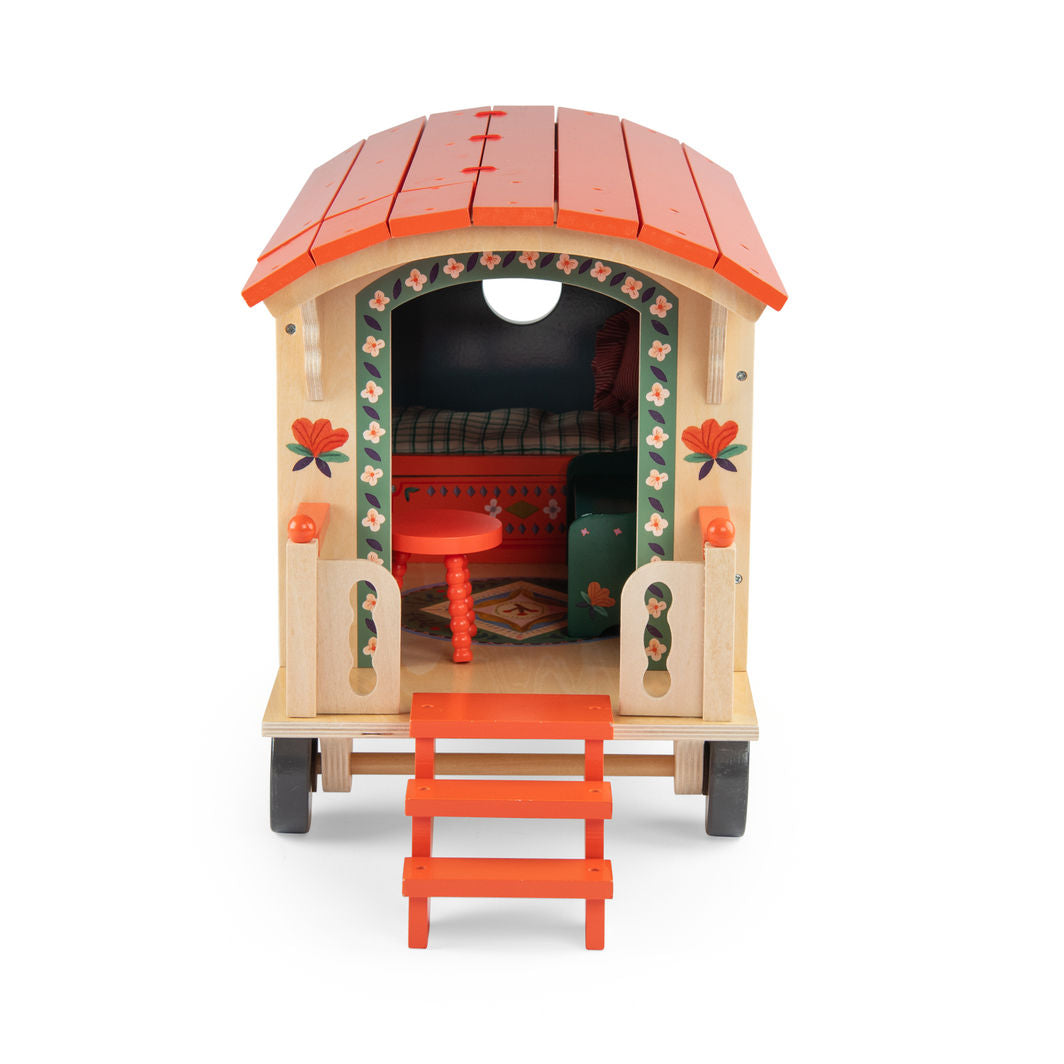 Moulin Roty Caravan with Furniture, Les Minouchkas