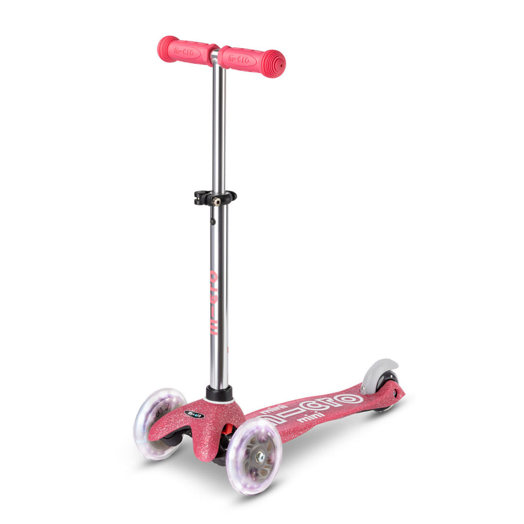 Micro Scooter, Mini Deluxe Fairy Glitter LED - Pink