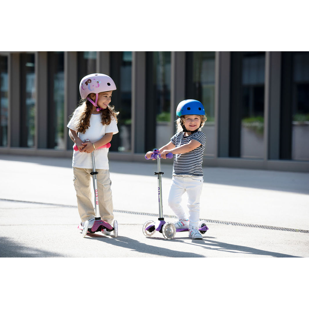 Micro Scooter, Mini Deluxe Fairy Glitter LED - Pink