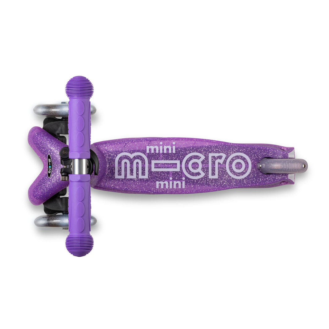 Micro Scooter, Mini Deluxe Fairy Glitter LED - Purple