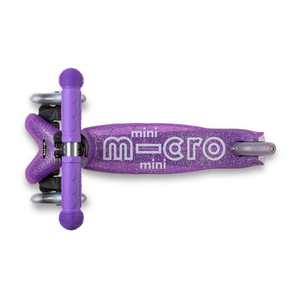 Micro Scooter, Mini Deluxe Fairy Glitter LED - Purple