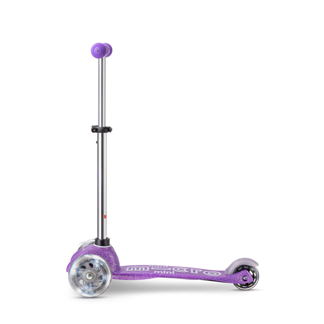 Micro Scooter, Mini Deluxe Fairy Glitter LED - Purple