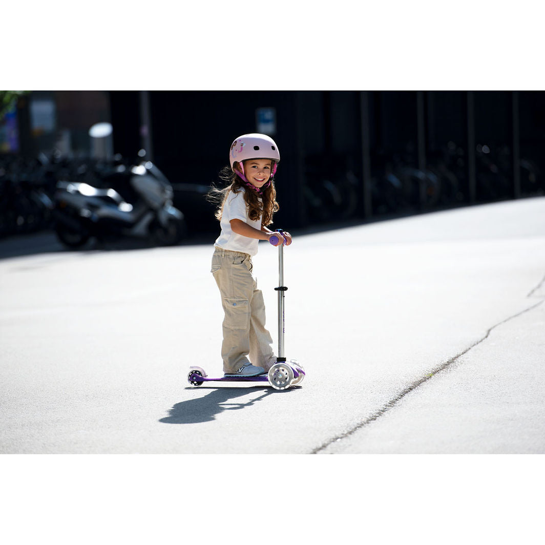 Micro Scooter, Mini Deluxe Fairy Glitter LED - Purple