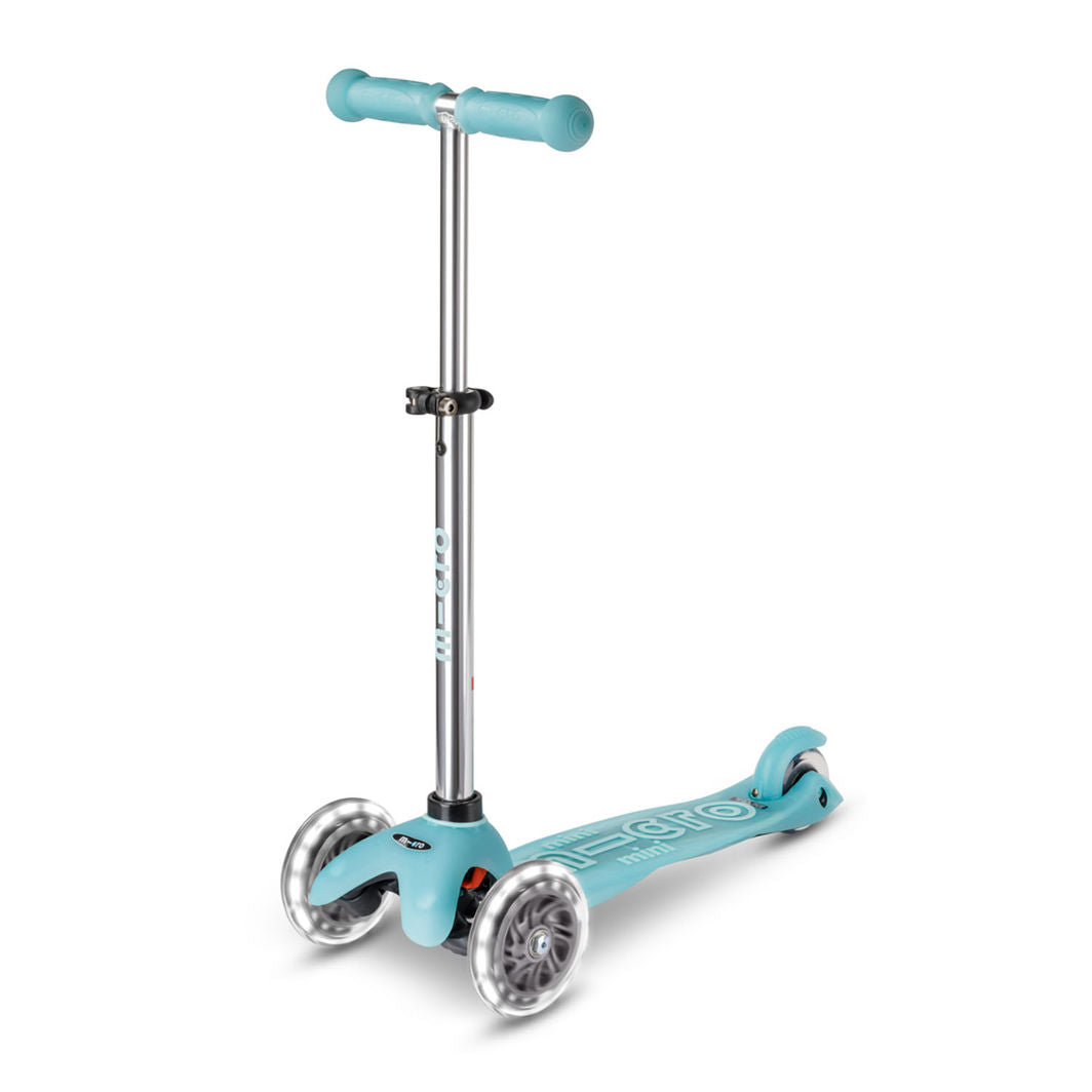 Micro Scooter, Mini Deluxe Glow LED Plus - Glacier Aqua