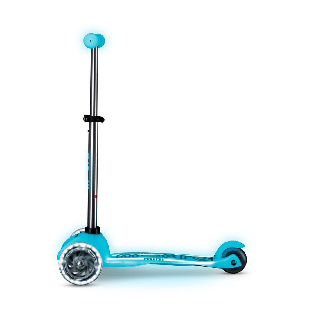 Micro Scooter, Mini Deluxe Glow LED Plus - Glacier Aqua