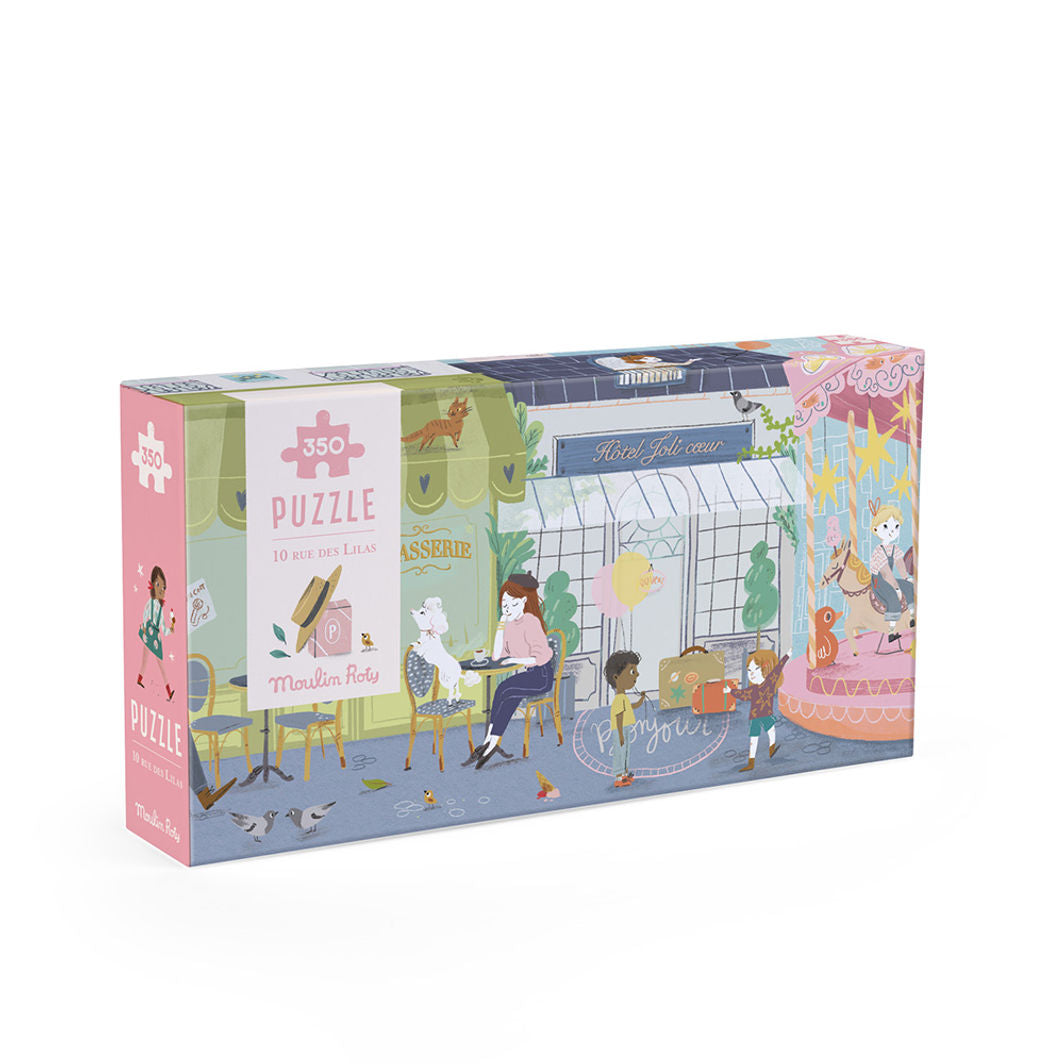 Moulin Roty 350-Piece Puzzle, A Little Street in Paris – Les Parisiennes