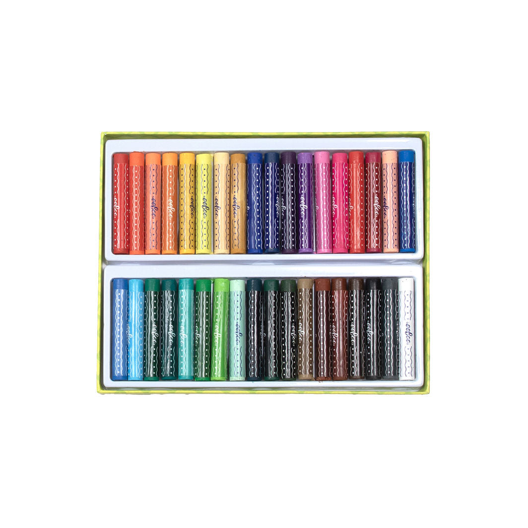 eeBoo Oil Pastels, Set of 36 - Rainbow