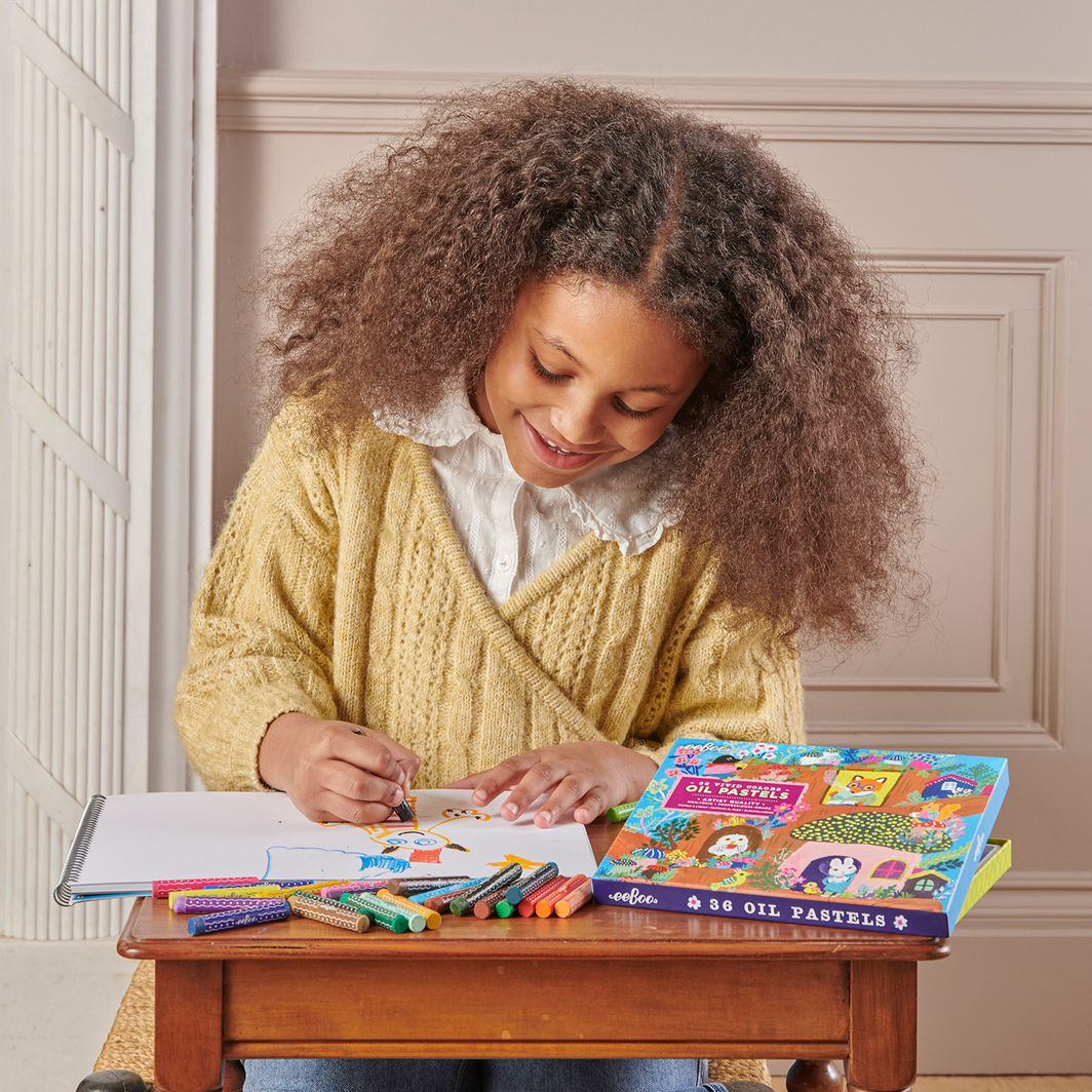 eeBoo Oil Pastels, 36 Pieces - Yumi&