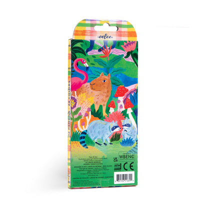 eeBoo - 12 Double-Ended Colored Pencils - Fawn &amp; Sun