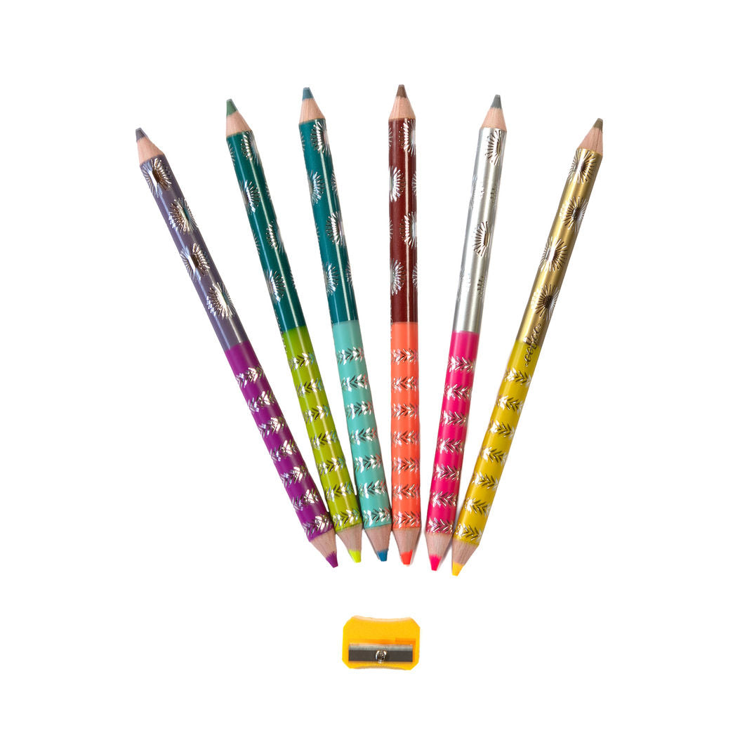 eeBoo - 6 Jumbo Colored Pencils - Our Planets Special Edition