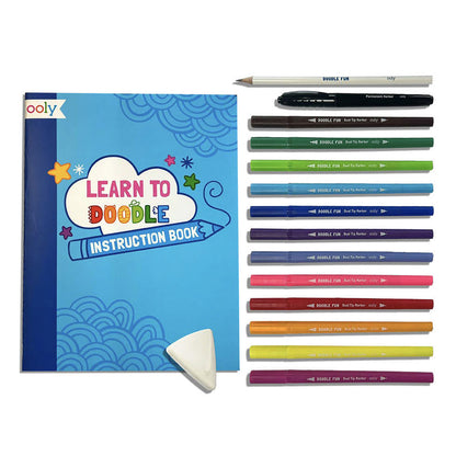 OOLY - Draw and Color Activity Set - Learn to Doodle