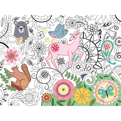 Auzou Coloring Book, Enchanting Designs