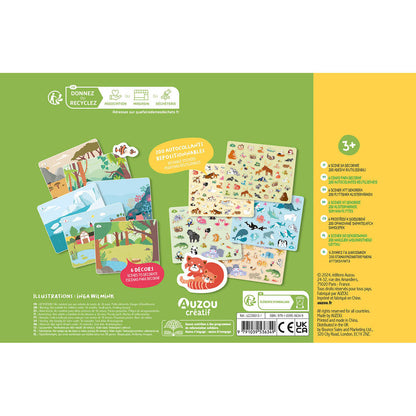 Auzou Stickers, Baby Animals - 200 pcs