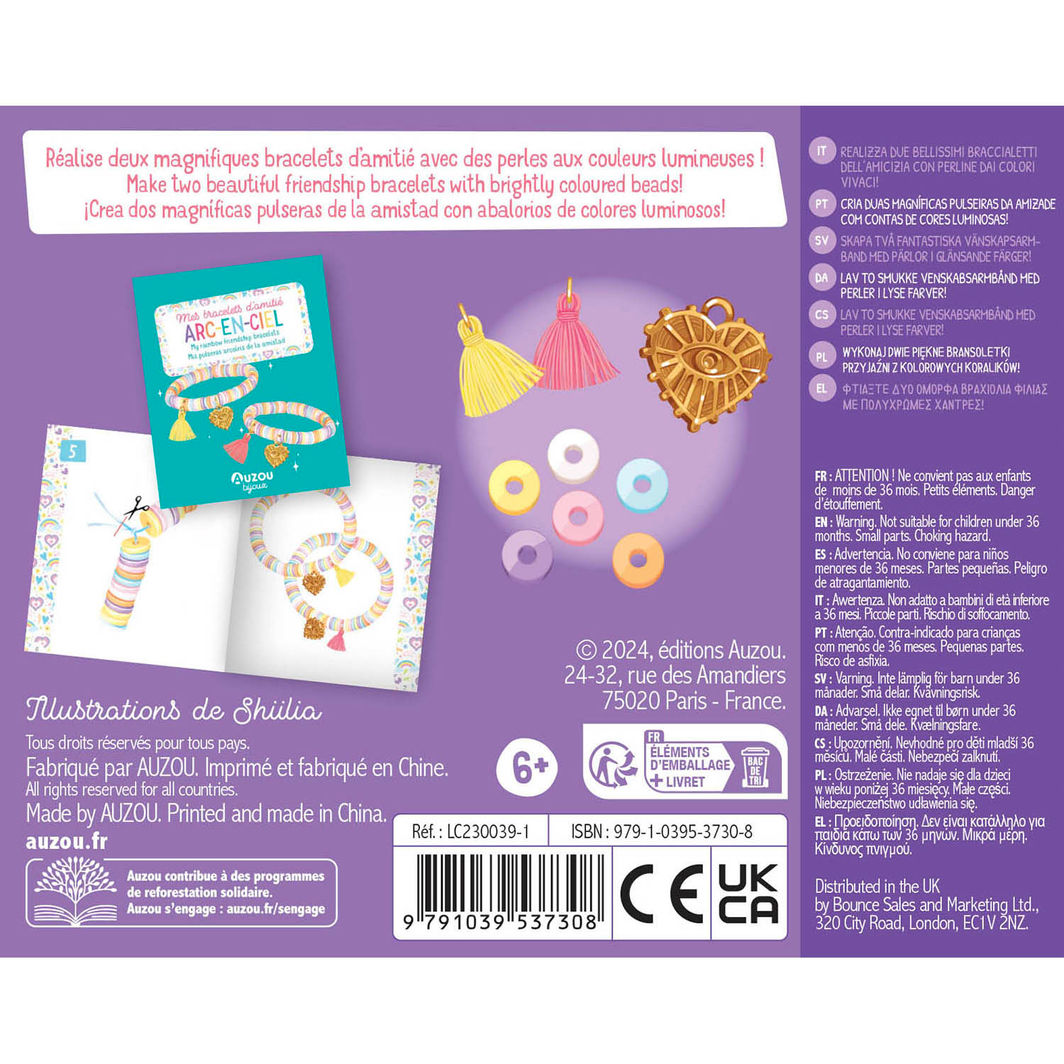 Auzou DIY Bracelets, Jewellery Factory - Rainbow Friendship Bracelets