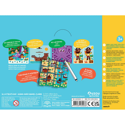 Auzou Activity Cards, 20 Tasks - Pirates