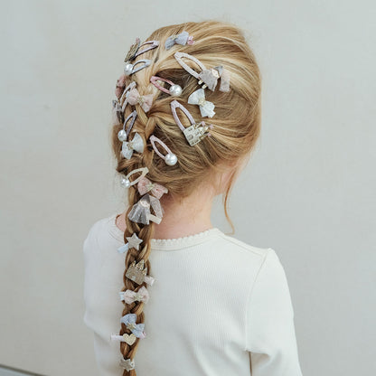 Mimi &amp; Lula Hair Accessories, 8 Hair Clips - Mini Tutu Bow Enchanted