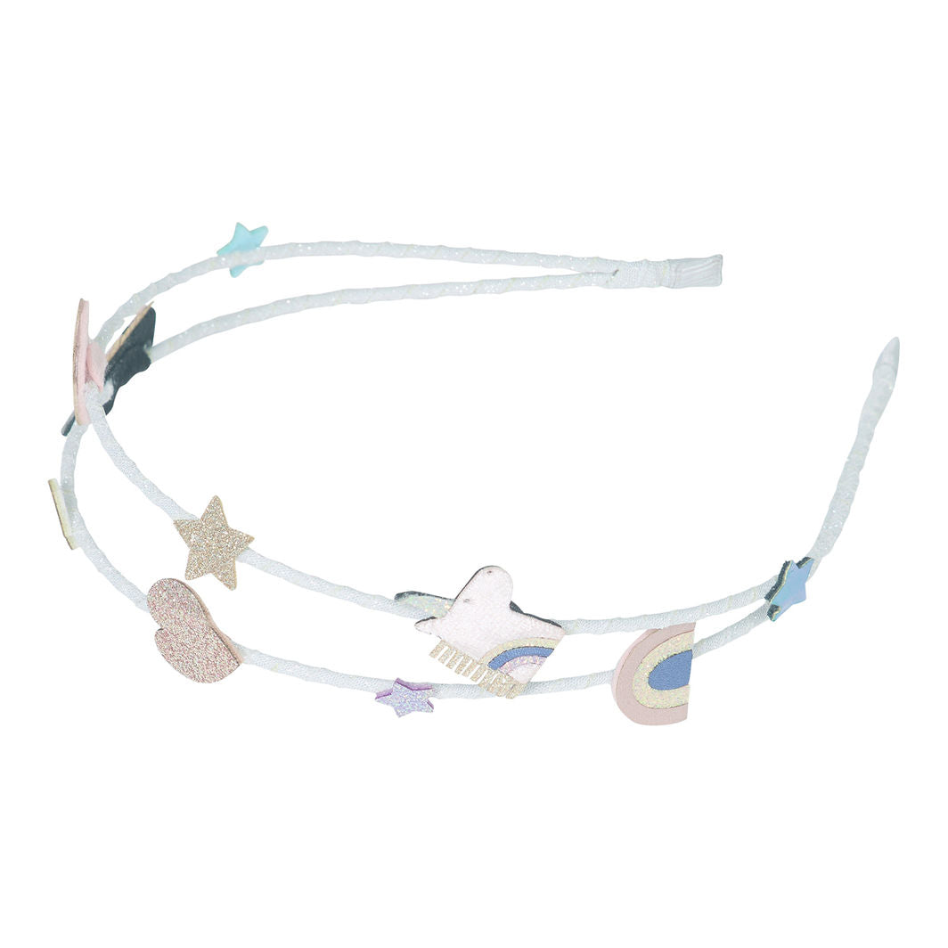 Mimi &amp; Lula Hair Accessories, Double Headband - Unicorn Celeste