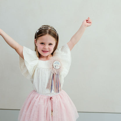 Mimi &amp; Lula Badge, Birthday Unicorn Celeste