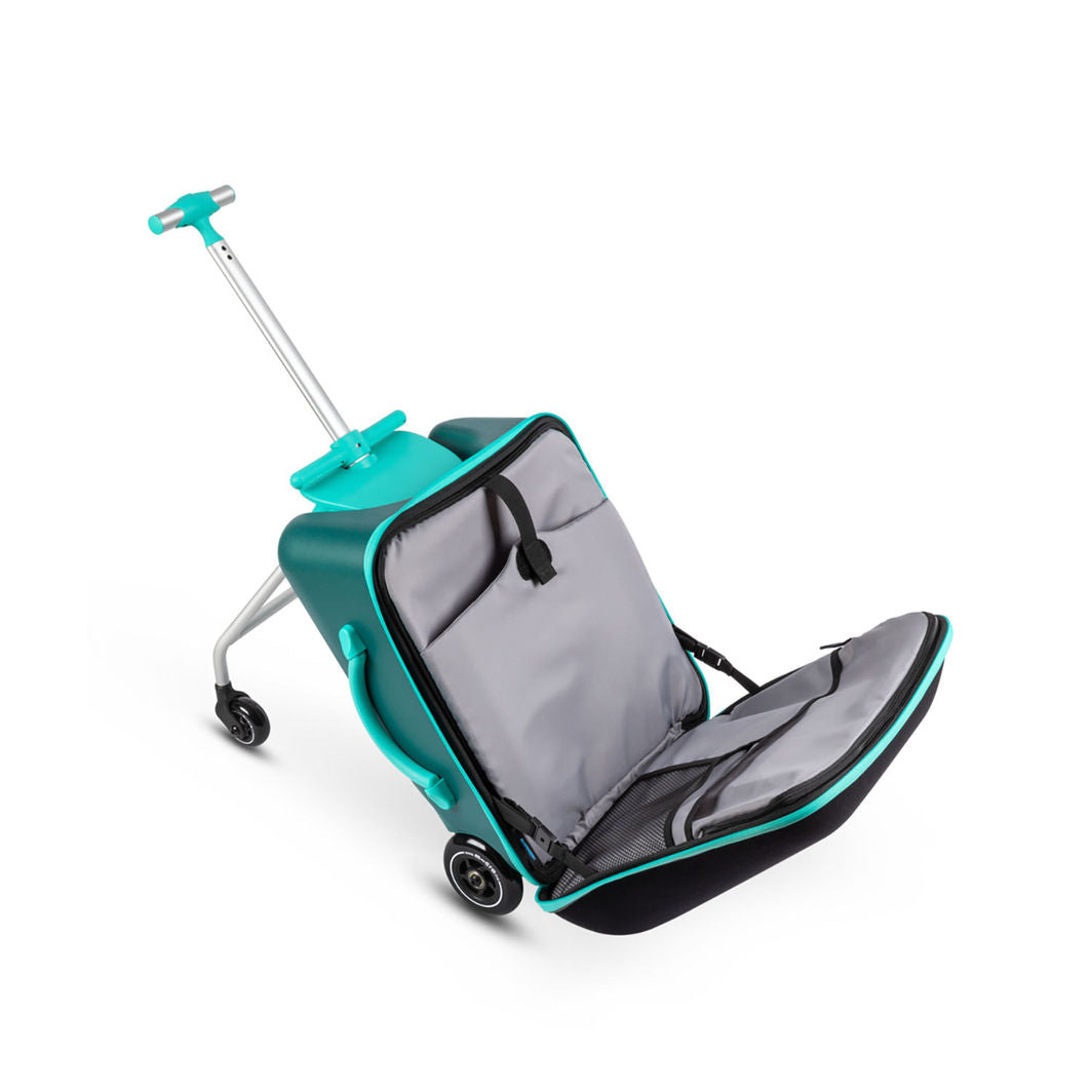 Micro Trolley Eazy Ride-On, Suitcase Kids Can Ride On - Forest Green