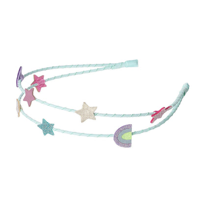Mimi &amp; Lula Double Headband, Rainbow and Star My Little Unicorn