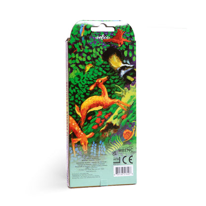 eeBoo 12 Double-Ended Colored Pencils, Neon Metallic - Unicorn