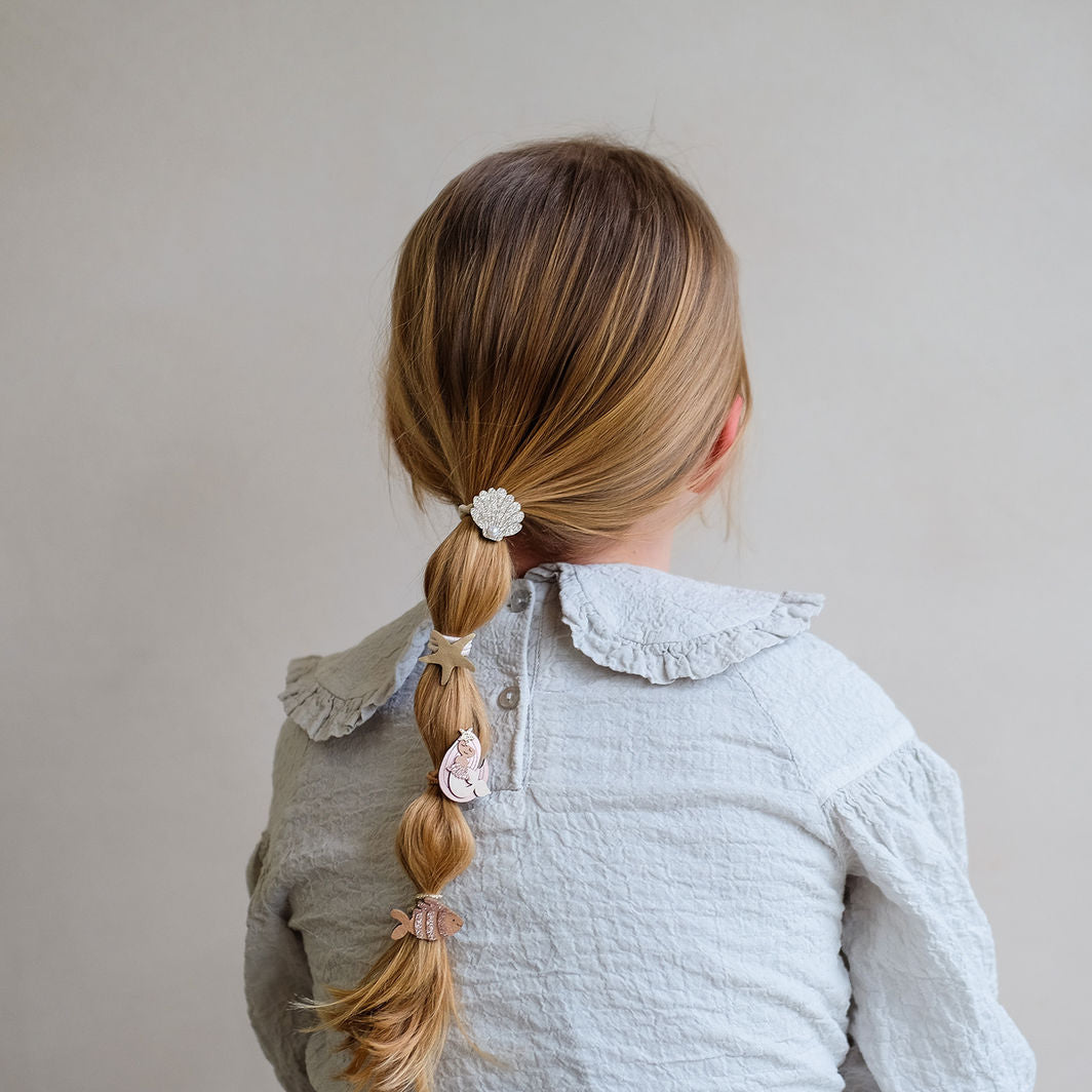 Mimi &amp; Lula 8 Hair Elastics – Mini Mermaid Ocean Pearl