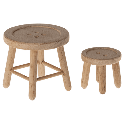 Maileg Table and Stool Set for Mice