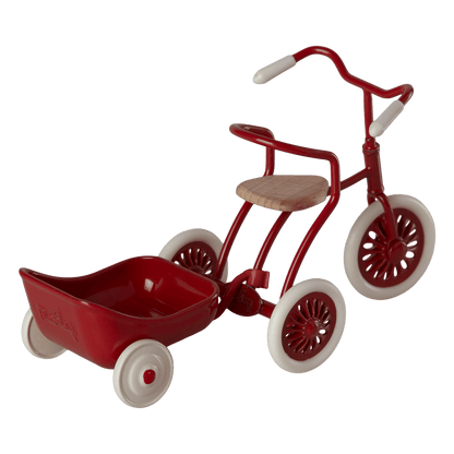 Maileg Bicycle Wagon, Mouse, Red