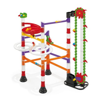 Quercetti Migoga Run Elevator Marble Run with 150 Pieces