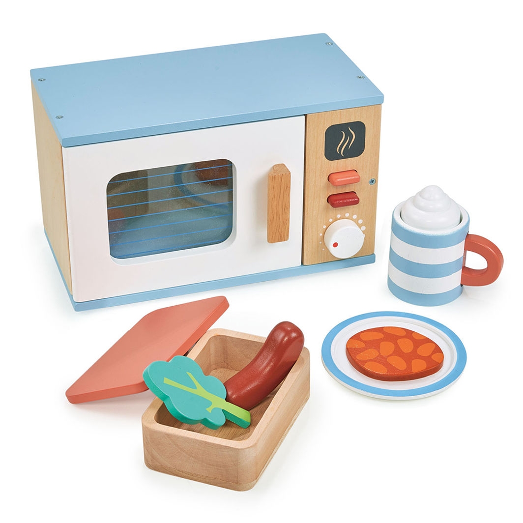 Mentari Wooden Play Food, Microwave
