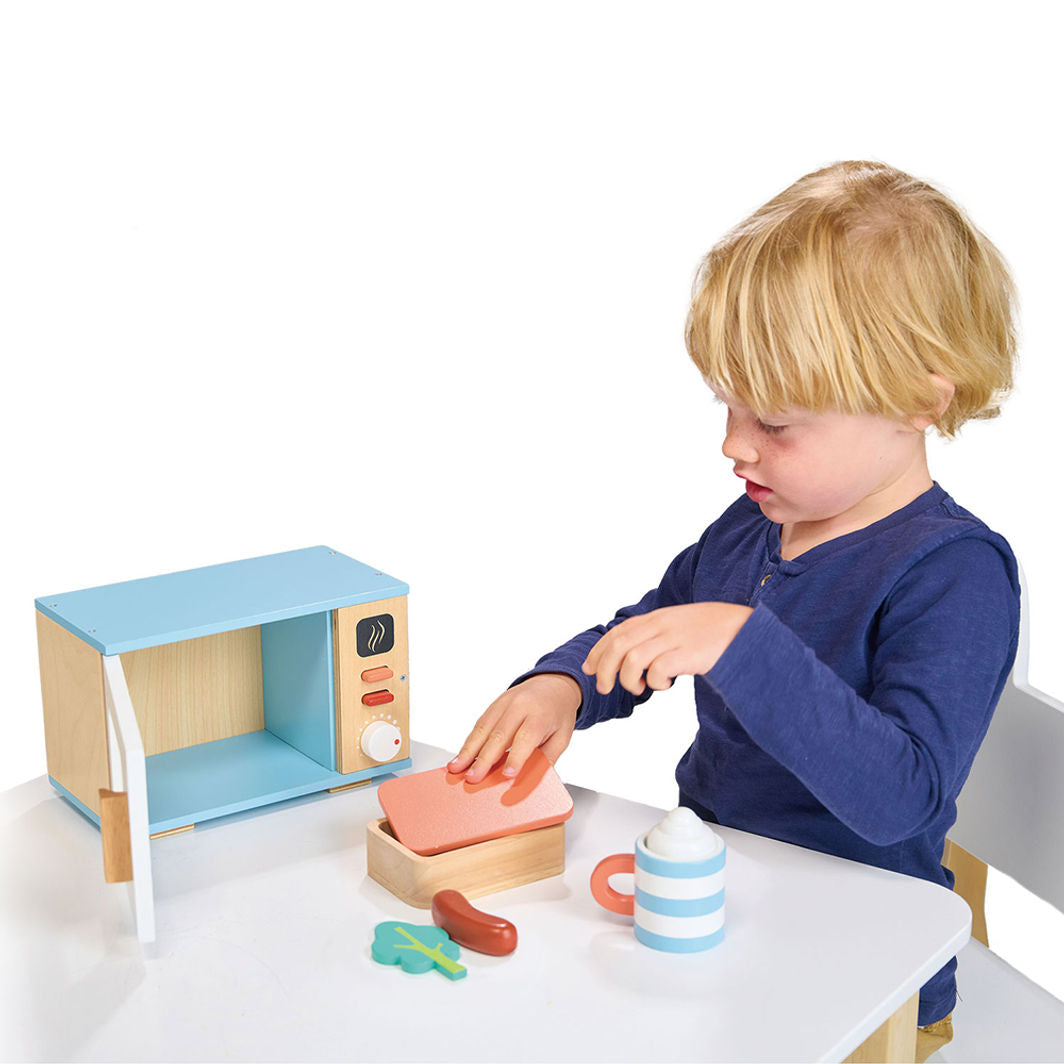 Mentari Wooden Play Food, Microwave