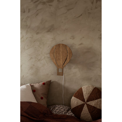 ferm Living Wall Lamp, Hot Air Balloon - Oiled Oak