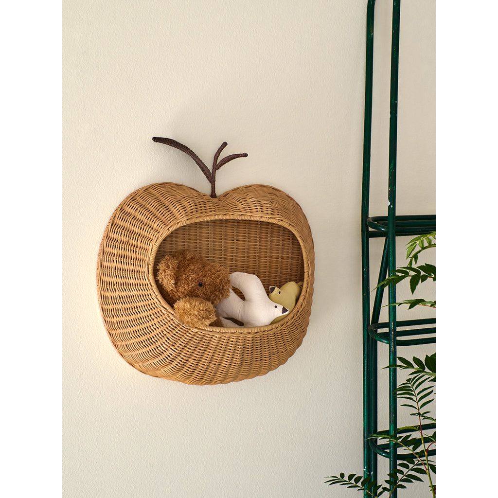 ferm Living Wall Basket, Apple Braided