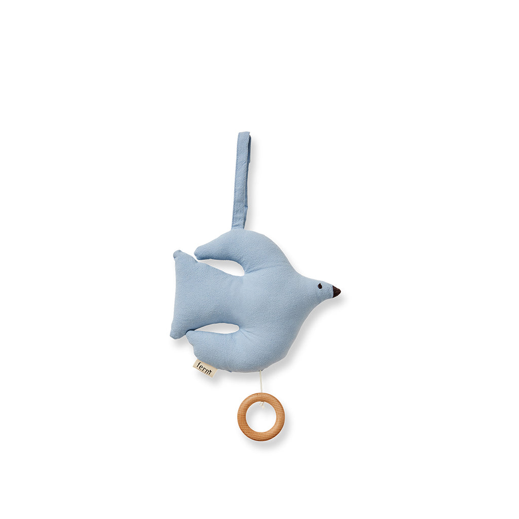 ferm Living Music Box, Swif bird - Blue Fog