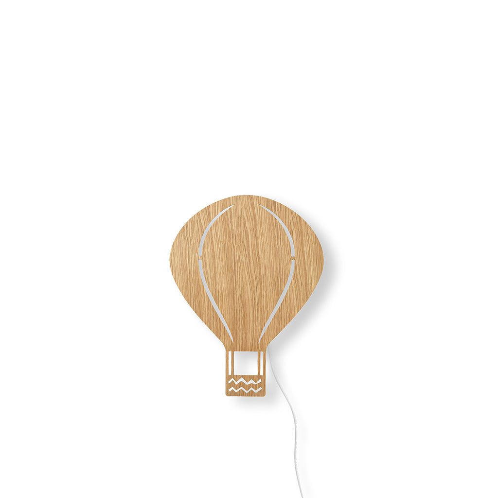 ferm Living Wall Lamp, Hot Air Balloon - Oiled Oak