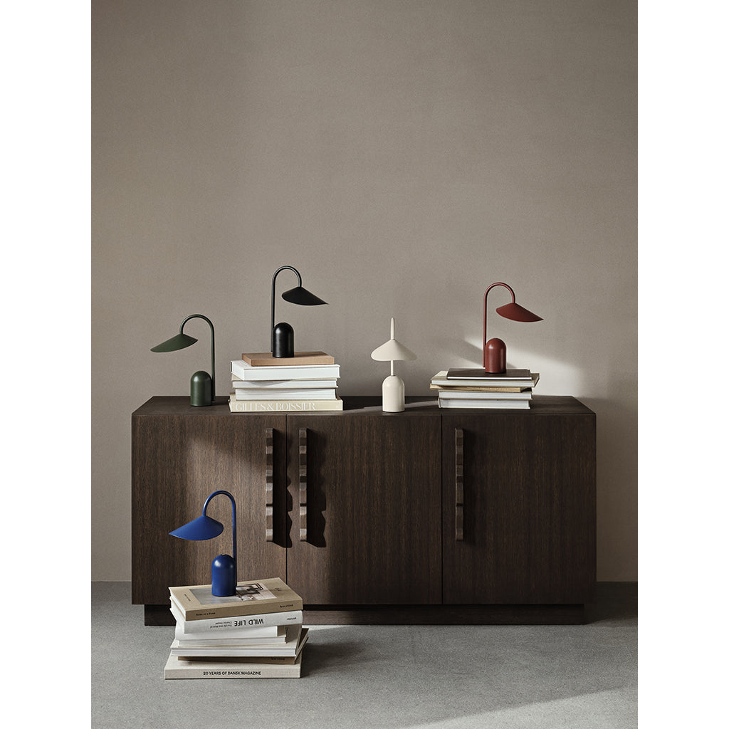 ferm Living Arum Portable Lamp, Bright Blue