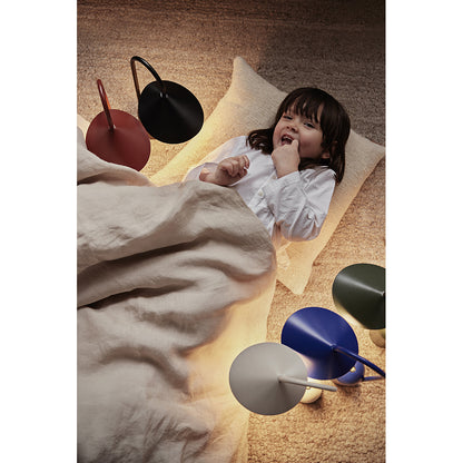 ferm Living Arum Portable Lamp, Bright Blue