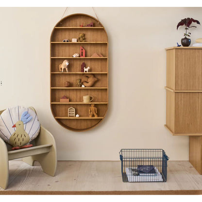 ferm Living Wire Basket, Cala Stackable Baskets, Set of 2 pcs. - Dark Blue