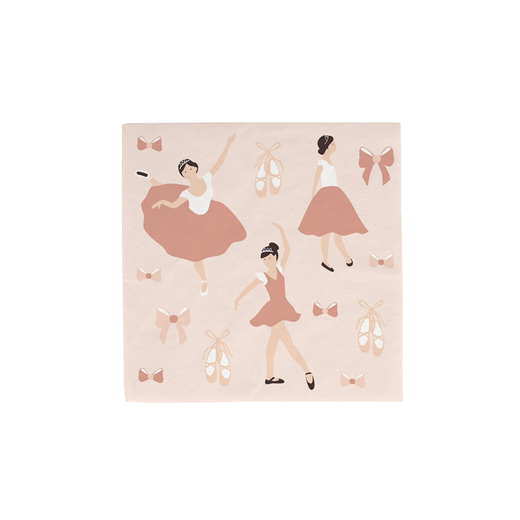 My Little Day Napkins, Pack of 20 - Ballerina