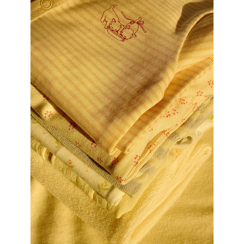 Fanga Fontana Bello bodystocking with long sleeves, Punto rosa – size 1–6 months